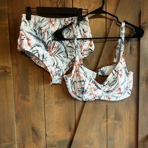 Rip Curl Floral Print Bikini Set